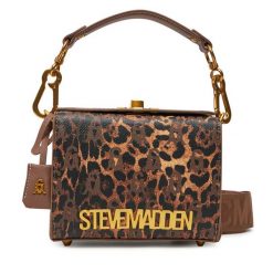 Torebka Steve Madden. Brązowe torebki klasyczne Steve Madden, bez wzorów, klasyczne, bez dodatków. Za 349.99 zł.