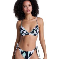 Trójkątny stanik bikini dla Kobiety PRINTED ESSENTIALS Czarny. Czarne bikini Roxy, bez wzorów, z elastanu. Za 129.99 zł.