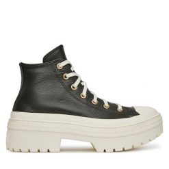 Trampki Converse. Czarne trampki Converse, bez wzorów, retro, bez zapięcia. Za 299.99 zł.