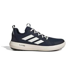 Buty trekkingowe adidas Terrex Boat Climacool. Białe buty trekkingowe adidas, bez wzorów, z materiału, bez zapięcia, do pływania, climacool (adidas). Za 382.80 zł.