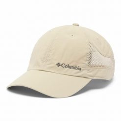 Czapka z daszkiem Columbia Tech Shade II Hat. Brązowe czapki z daszkiem Columbia, bez wzorów, sportowe. Za 109.99 zł.