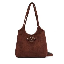 Torebka Guess. Brązowe torebki klasyczne Guess, z aplikacjami, klasyczne, bez dodatków. Za 494.99 zł.