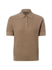 Franco Callegari koszulka polo z dzianiny Kobiety Bawełna beżowy, L. Brązowe t-shirty sportowe Franco Callegari, l, bez wzorów, z bawełny, bez ramiączek. Za 199.95 zł.