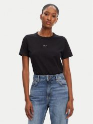BOSS T-Shirt C_Elogo_5 50547547 Czarny Slim Fit. Czarne t-shirty Boss, xs, bez wzorów, z bawełny, bez kołnierzyka, bez ramiączek. Za 239.99 zł.