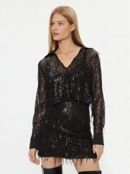 ONLY Koszula 15305740 Czarny Regular Fit. Czarne koszule ONLY, s, bez wzorów, z syntetyku, bez kołnierzyka, bez ramiączek. Za 269.99 zł.