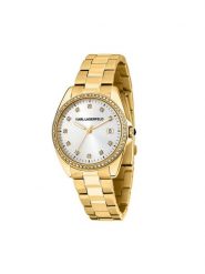 KARL LAGERFELD Zegarek R0553101505 Złoty. Żółte, analogowe zegarki KARL LAGERFELD, złote. Za 999.99 zł.
