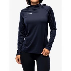 Bluza damska Mammut Selun FL Sun Hoody. Niebieskie bluzy Mammut, s, bez wzorów, bez kaptura. Za 503.99 zł.