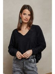 Plume Sweter "Clux" w kolorze czarnym rozmiar: M. Czarne swetry Plume, m, bez wzorów, bez ramiączek. Za 132.36 zł.