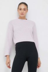 Vero Moda sweter damski kolor fioletowy lekki. Fioletowe swetry Vero Moda, l, bez wzorów, bez ramiączek. W wyprzedaży za 82.99 zł.