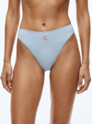 Calvin Klein Swimwear Dół od bikini LV00Q61147 Niebieski jasny. Niebieskie bikini Calvin Klein Swimwear, bez wzorów, z syntetyku. Za 114.99 zł.