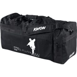 Torba sportowa Kung Fu Kwon. Czarne torby sportowe KWON, bez wzorów, z nylonu, na ramię, duże. Za 159.00 zł.