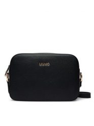 Liu Jo Torebka AA6211 E1012 Czarny. Czarne listonoszki Liu Jo, bez wzorów, ze skóry, bez dodatków. Za 429.99 zł.