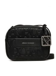 Armani Exchange Torba MESSENGER BAG Czarny. Czarne listonoszki Armani Exchange, bez wzorów, z materiału, bez dodatków. Za 479.99 zł.
