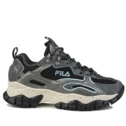 Buty damskie sportowe Fila RAY TRACER TR2 WMN. Czarne buty treningowe Fila, bez wzorów, z materiału, bez zapięcia, trekkingowe. Za 259.00 zł.