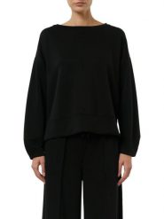 Comma Bluza Kobiety Sztuczne włókno czarny, 38. Czarne bluzy comma, bez wzorów, z tkaniny, bez ramiączek, bez kaptura. Za 299.95 zł.