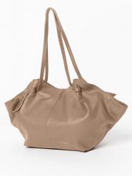 Lia Biassoni Skórzany shopper bag "Conza" w kolorze beżowym - 60 x 33 x 15 cm rozmiar: onesize. Brązowe shopper bag Lia Biassoni, bez wzorów, z materiału, na ramię, bez dodatków. Za 347.99 zł.