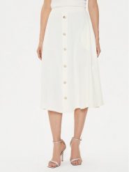 Rinascimento Spódnica midi CFC0118363003 Écru Regular Fit. Spódnice Rinascimento, l, bez wzorów, z syntetyku, midi. Za 259.99 zł.
