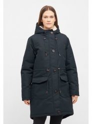 Derbe Parka przeciwdeszczowa w kolorze granatowym rozmiar: 42. Niebieskie kurtki przeciwdeszczowe Derbe, s, bez wzorów, bez kaptura, outdoorowe. Za 335.38 zł.