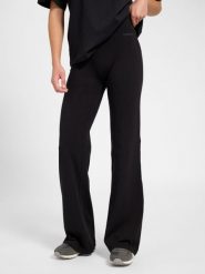 Damskie legginsy Hummel Tights. Czarne legginsy Hummel, bez wzorów, z bawełny. Za 167.00 zł.