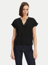 JDY Bluzka Pepper 15349346 Czarny Regular Fit. Czarne bluzki JDY, m, bez wzorów, z wiskozy, bez kołnierzyka, bez ramiączek. Za 59.99 zł.
