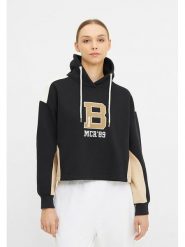 Bench Bluza "Motala" w kolorze czarnym rozmiar: 36. Czarne bluzy Bench, bez wzorów, z kapturem. Za 110.29 zł.