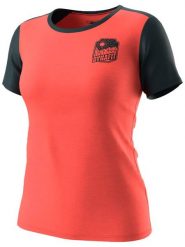 DYNAFIT Koszulka funkcyjna "TRANSALPER LIGHT" w kolorze pomarańczowo-czarnym rozmiar: L. Czarne t-shirty sportowe Dynafit, l, bez wzorów, z materiału, bez ramiączek, outdoorowe. Za 145.60 zł.