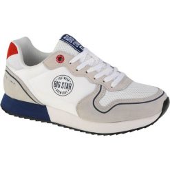 Buty Big Star Shoes W JJ274280 białe szare. Białe buty treningowe BIG STAR, bez wzorów, z gumy, bez zapięcia. Za 287.41 zł.