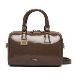 Torebka Furla. Brązowe torebki klasyczne Furla, bez wzorów, bez dodatków. Za 1,299.00 zł.