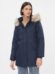 ONLY Parka 15300633 Granatowy Regular Fit. Niebieskie płaszcze ONLY, xs, bez wzorów, z syntetyku, bez kaptura. Za 89.99 zł.