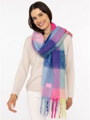 Zwillingsherz Szal ze wzorem - 240 x 41 cm rozmiar: onesize. Szaliki i kominy Zwillingsherz, bez wzorów, z materiału. Za 127.35 zł.