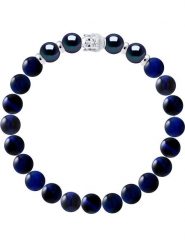 Pearline Bransoletka "Buddah" z perłami rozmiar: 19 cm. Niebieskie bransoletki Pearline, z perłą, srebrne. Za 217.99 zł.