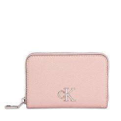 Mały Portfel Damski Calvin Klein Jeans. Czerwone portfele Calvin Klein Jeans, bez wzorów, z jeansu. Za 159.99 zł.