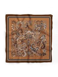 Lucky Bees Chusta w kolorze jasnobrązowym - 55 x 55 cm rozmiar: onesize. Brązowe chusty Lucky Bees, bez wzorów, z materiału. Za 61.60 zł.