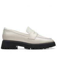Clarks Skórzane mokasyny "Stayso Edge" w kolorze kremowym rozmiar: 40. Brązowe mokasyny Clarks, bez wzorów. Za 211.81 zł.