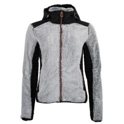 Kurtka polarowa z kapturem, zapinana na zamek, dla kobiet Peak Mountain. Białe kurtki Peak Mountain, xl, z aplikacjami, z materiału, eleganckie, z kapturem. Za 211.00 zł.