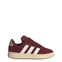 Buty Grand Court Alpha. Białe buty trekkingowe adidas, z tkaniny, bez zapięcia. Za 383.00 zł.