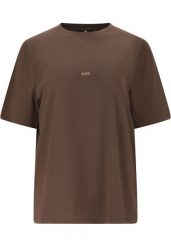 T-shirt damski SOS Mera. Brązowe t-shirty sportowe SOS, l, bez wzorów, z bawełny, bez ramiączek, na fitness i siłownię. Za 162.00 zł.