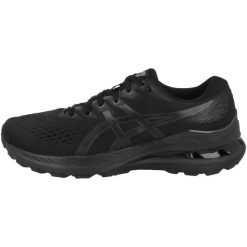 Buty do biegania damskie Asics Gel Kayano 28 W. Czarne buty do biegania ASICS, bez wzorów, bez zapięcia, do biegania, asics gel kayano. Za 609.99 zł.