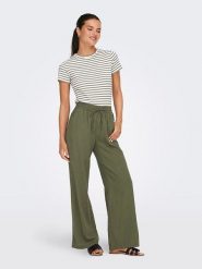 JDY Spodnie w kolorze khaki rozmiar: M/L32. Brązowe spodnie materiałowe JDY, bez wzorów, z materiału. Za 97.05 zł.