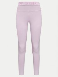 Deha Legginsy A00118 Fioletowy Skinny Fit. Fioletowe legginsy Deha, bez wzorów, z bawełny, sportowe. Za 189.99 zł.