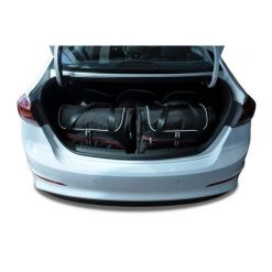 Torby Do Bagażnika Hyundai Elantra 2016-2020 5Szt Kjust. Czarne torby podróżne KJUST, bez wzorów. Za 1,604.00 zł.