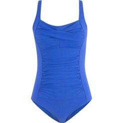 Kostium kąpielowy wyszczuplający bonprix błękit królewski. Bielizna modelująca marki bonprix. Za 129.99 zł.