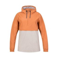 Damska kurtka wodoodporna Hannah Ava. Brązowe kurtki przeciwdeszczowe Hannah, bez wzorów, bez kaptura, trekkingowe. W wyprzedaży za 394.20 zł.