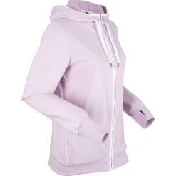 Bluza rozpinana, długi rękaw bonprix dymny bez - biały. Bluzy marki KALENJI. Za 89.99 zł.