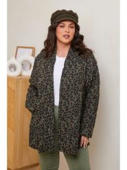 Curvy Lady Kurtka przejściowa w kolorze khaki rozmiar: 44/46. Brązowe kurtki Curvy Lady, bez wzorów, z bawełny, klasyczne, bez kaptura. Za 219.95 zł.