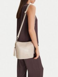 Lasocki Torebka CEO-LSK-X-008-09 Écru. Torebki klasyczne Lasocki, bez wzorów, z materiału, bez dodatków. Za 169.99 zł.