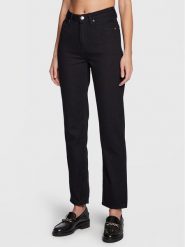 Tommy Hilfiger Jeansy New Classic WW0WW38226 Czarny Straight Fit. Czarne jeansy Tommy Hilfiger, bez wzorów, z jeansu. Za 509.99 zł.