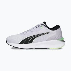 Buty do biegania damskie PUMA Electrify Nitro 2. Fioletowe buty do biegania Puma, bez wzorów, bez zapięcia, do biegania. Za 309.99 zł.