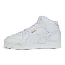 Buty Puma Ca Pro Mid W 386759 01 białe. Białe buty treningowe bez wzorów, z gumy, bez zapięcia. Za 489.47 zł.