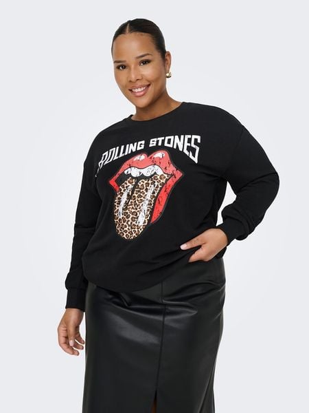 ONLY Carmakoma Bluza w kolorze czarnym rozmiar: 42/44. Czarne bluzy Only Carmakoma, bez wzorów, z bawełny, bez kaptura. Za 130.81 zł.